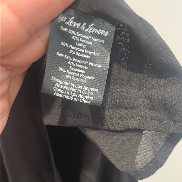 For Love And Lemons Rita Rosette Bust Black and White Midi Dress plus size XXL - Picture 6 of 13